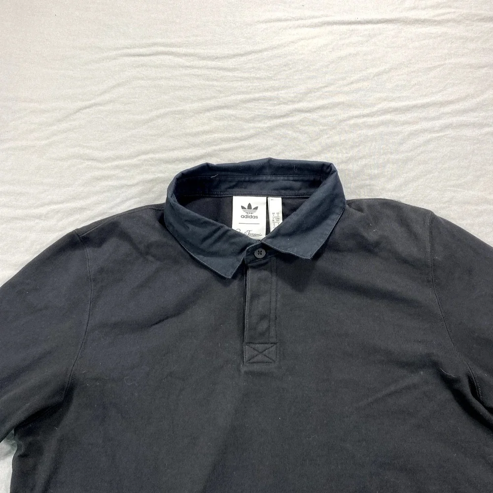 Adidas Reiichi Tanaami Rugby‎ Polo Shirt Mens Small Black Gallery Adult ED9352